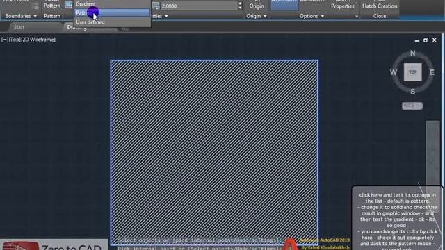 LESSON 03 : DRAW TAB (2) AutoCAD 2019 (www.zerotoCAD.com) смотреть онлайн
