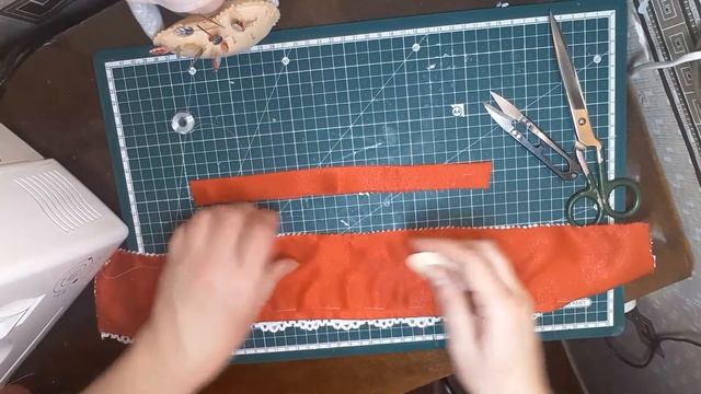 Съёмная юбка для текстильной куклы.Подробный МК. смотреть онлайн