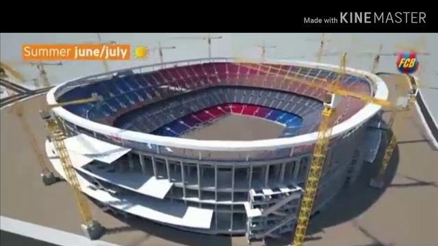 Как будет выглядеть Камп Ноу после реконструкции! Camp Nou Reconstruction!