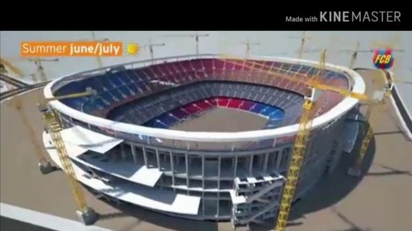 Как будет выглядеть Камп Ноу после реконструкции! Camp Nou reconstruction!