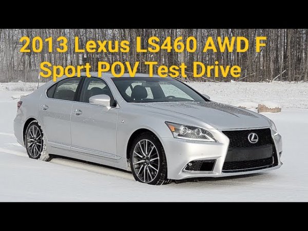 2013 Lexus LS460 AWD F Sport POV Test Drive. Обзор автомобиля.