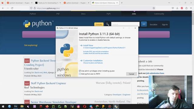 Установка Python и Pycharm