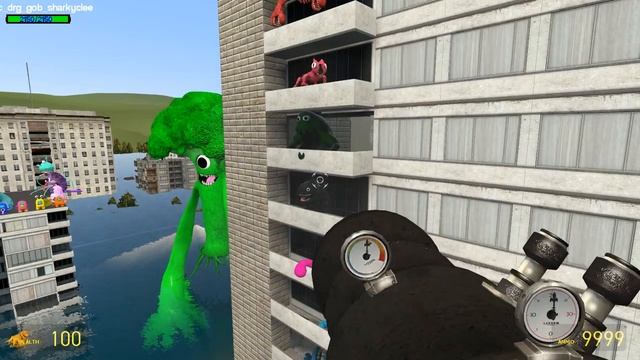 ? UNDERWATER CONSTRUCT ALL NEW GARTEN OF BANBAN 4 FAMILY SPARTAN KICKING in Garry's Mod ! смотреть онлайн