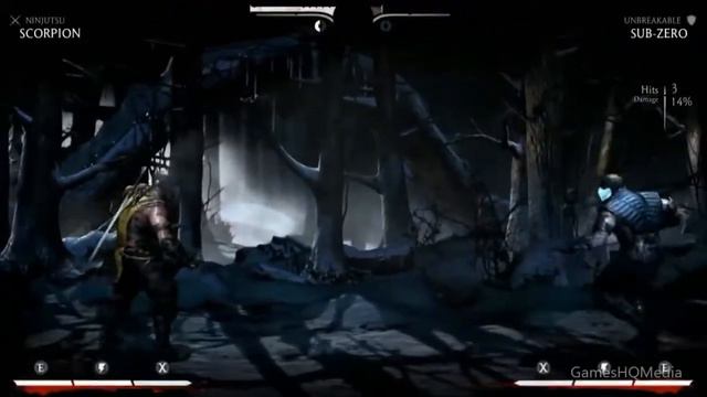 Mortal Kombat 10 Gameplay PS4 - Xbox One - Игровой процесс Scorpion\ Sub Zero\ Raiden\ Kano смотреть онлайн