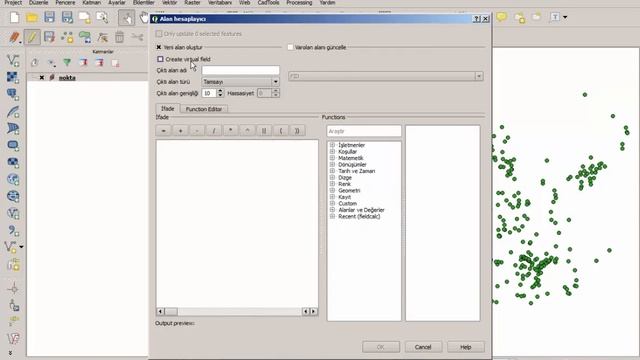 QGIS ile nokta koordinatları öznitelik tablosuna nasıl yazdırılır? смотреть онлайн