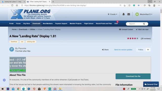 X-Plane 11 | How To Install Landing Rate For X Plane 11 | 2021 смотреть онлайн