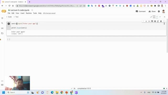 Lecture 5 (Input operation & Data Type in Python) смотреть онлайн