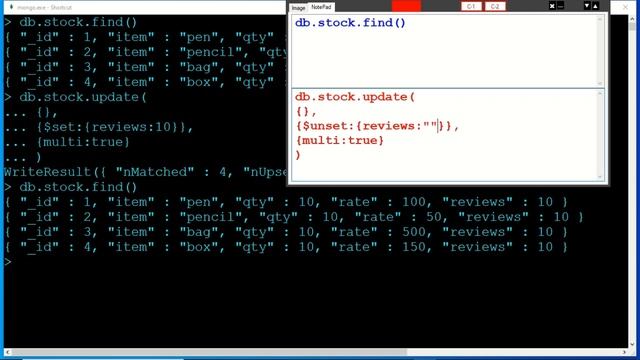 mongoDB 14 By Shaji Topic: update operator - $unset смотреть онлайн
