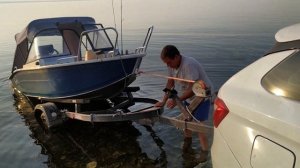 Подъем лодки Триера 390