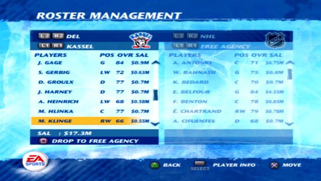 NHL 07 Kassel Overall Player Ratings смотреть онлайн