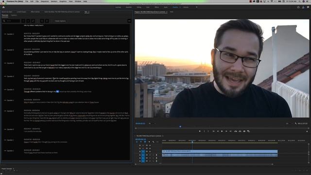 Premiere Pro Speech To Text Auto Transcription Is Blowing My Mind смотреть онлайн
