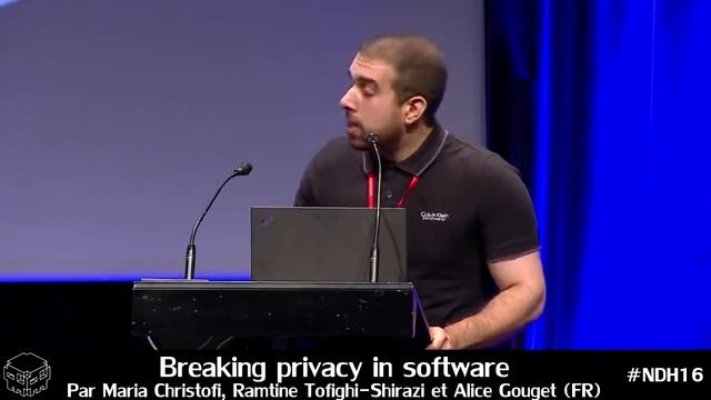 Breaking privacy in software, Maria Christofi смотреть онлайн