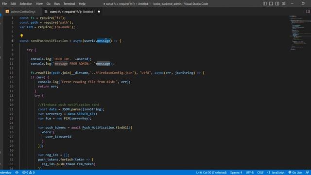 How to Send Firebase Push Notification in Node JS - Send Firebase Push Notification in Node JS смотреть онлайн