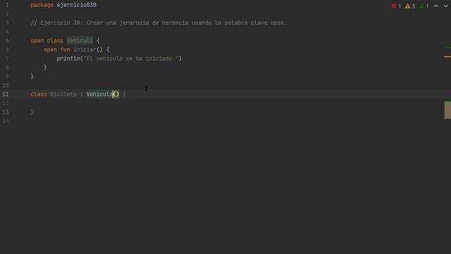 Kotlin Ejercicio: 30 Crear una Jerarquía de Herencia Usando la Palabra Clave open смотреть онлайн
