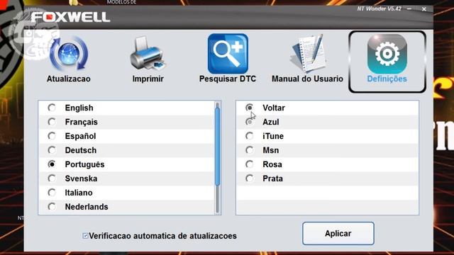 Scanner Automotio Foxwell NT204