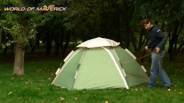 Видео инструкция по установки палатки World of Maverick AERO смотреть онлайн
