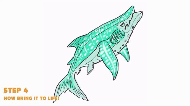 ALL NEW (HOW TO DRAW SHARKS) THROUGH THE YEAR ! - Hungry Shark World 10th смотреть онлайн