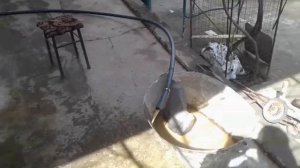 Чистка скважины эрлифтом и замер параметров скважины