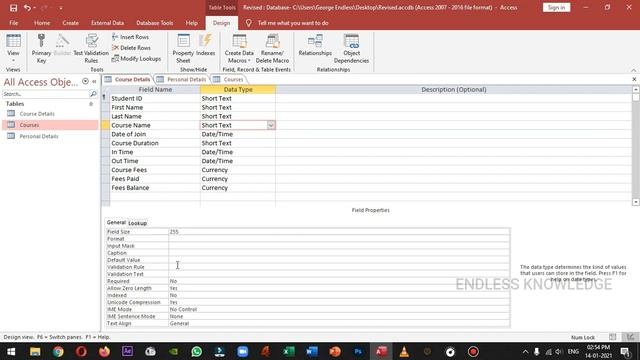 Drop Down list in Access Table смотреть онлайн