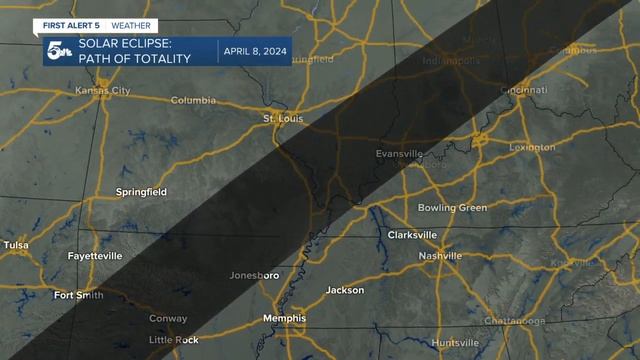 US Solar Eclipse 2024 Path of Totality смотреть онлайн