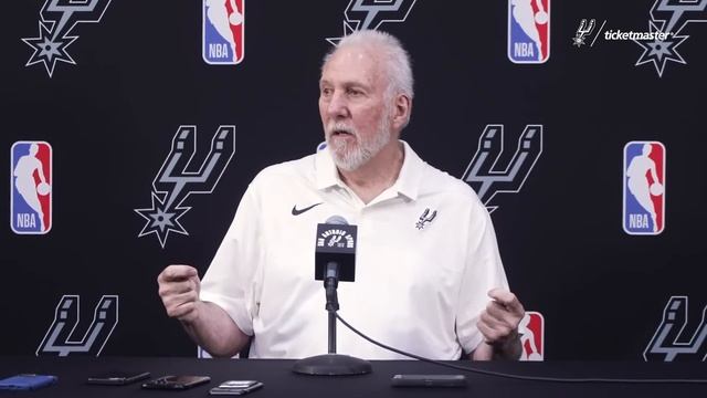 2023 NBA Draft | Gregg Popovich Draft Night Press Conference