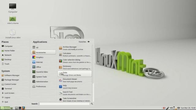 Видеообзор Linux Mint 17.2 Mate. Часть 1 смотреть онлайн