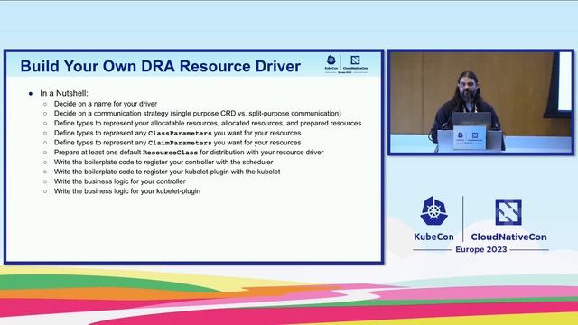 Device Plugins 2.0: How to Build a Driver for Dynamic Resource Allocation - K Klues & Alexey Fomenk смотреть онлайн