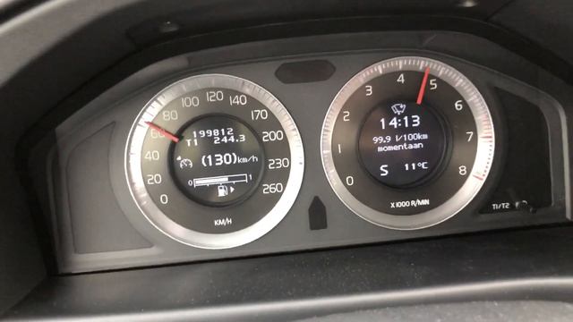 Volvo V70 T6 AWD Polestar+ acceleration 0-100 km/u смотреть онлайн