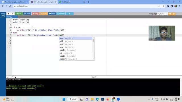 Day-7 || Python || Topic - Conditional Statements - if and else , ** - operator смотреть онлайн