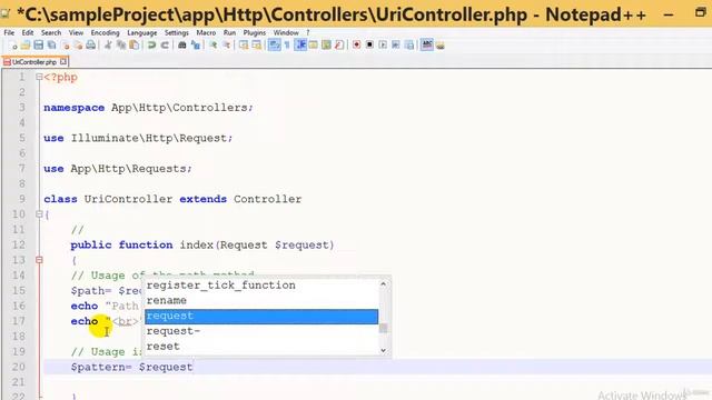 8 Request Feature Laravel PHP Framework смотреть онлайн