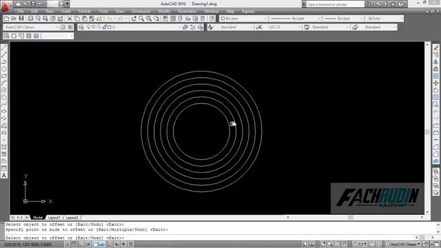 PERINTAH OFFSET PADA AUTOCAD смотреть онлайн