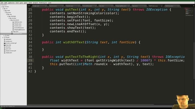 Invoice creation part 10 (Java by Example) смотреть онлайн