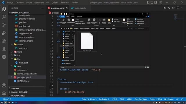 Flutter ile Android uygulama yayınlama - Play Store ve Play Console kullanımı, build alma yöntemler смотреть онлайн