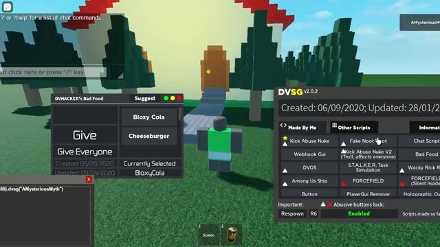 Roblox Script Showcase: DVSG Gui - Ultimate Trolling Gui смотреть онлайн