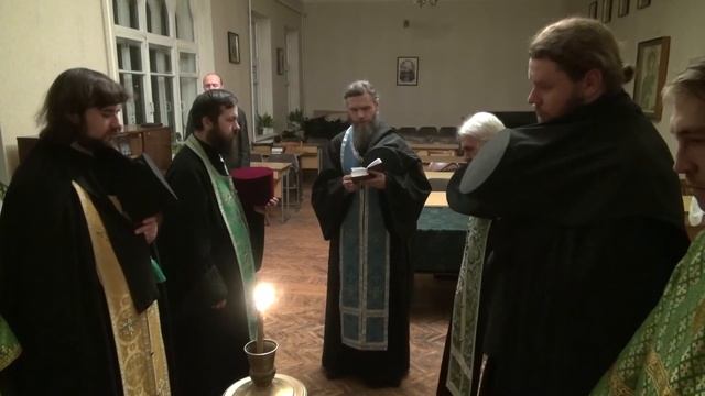Богослужение в СПБДУ в честь праздника Симеона Нового Богослова ч.1 смотреть онлайн