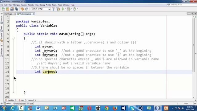 3.Variables in Java Programming Language смотреть онлайн