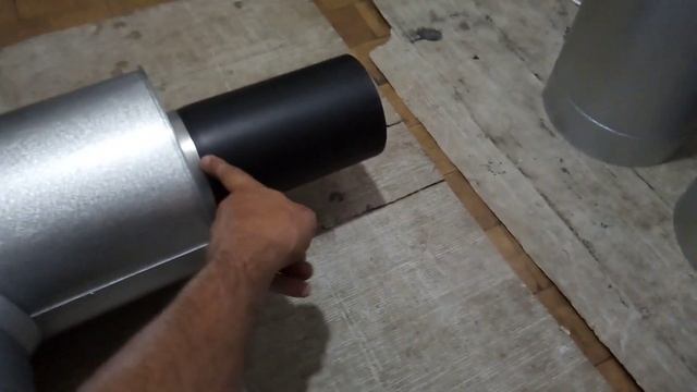Дымоход 120/220 мм. Под трубу darco. смотреть онлайн