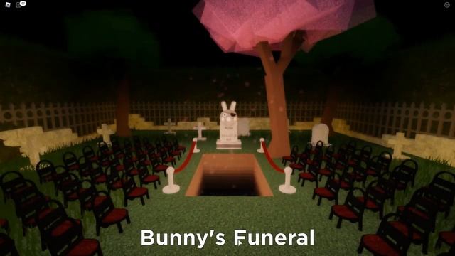 СЕКРЕТНАЯ КОНЦОВКА НОВОГО ДОПОЛНЕНИЯ PIGGY ROBLOX BUNNY'S FUNERAL смотреть онлайн
