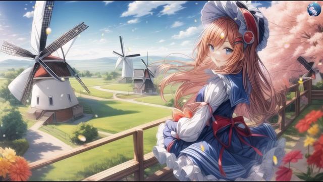 Tranquil Dawn Island: Lofi Tunes and a Journey through Foosha Windmill Village with Uta смотреть онлайн