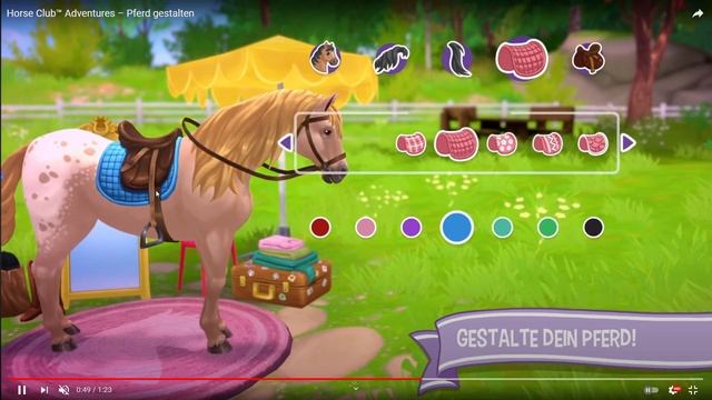 PFERD SELBER GESTALTEN! ? SCHLEICH PFERDE SPIEL! | Horse Club Adventures смотреть онлайн