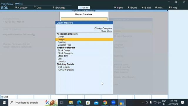 How to create Balance Sheet in Tally Prime | GIT Education смотреть онлайн