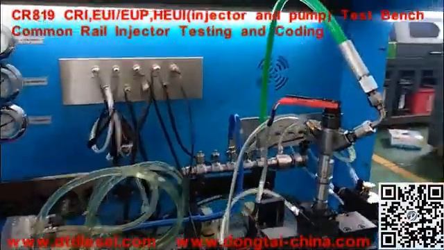 CR819 COMMON RAIL TEST BENCH CRI Testing смотреть онлайн