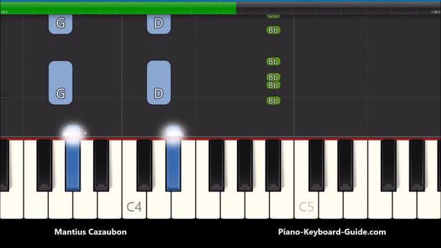 Fortnite Twist Emote Dance/Easy Piano Tutorial смотреть онлайн