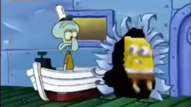 SpongeBob breaks through wall and sings all the small things смотреть онлайн