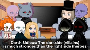 Villains react to each other ☆ |Darth Vader and Sidious| and |Joseph Crackstone| 4/4 ♡