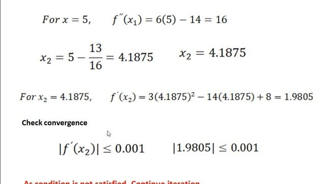 Newton Method of Optimization, Solved Exercises, First order & second order derivative, Convergence смотреть онлайн
