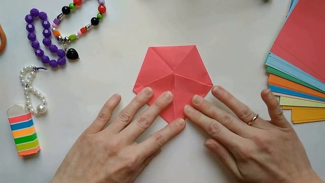 ОРИГАМИ ОРГАНАЙЗЕР из бумаги / КОРОБОЧКА ЦВЕТОК ДЛЯ КАНЦЕЛЯРИИ, МЕЛОЧЕЙ И УКРАШЕНИЙ. смотреть онлайн