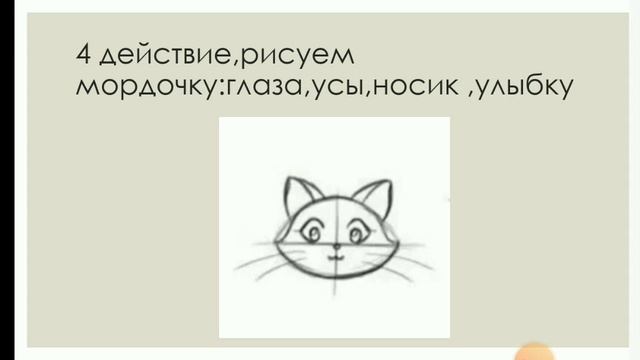 презентация о том как нарисовать сидящего кота. смотреть онлайн