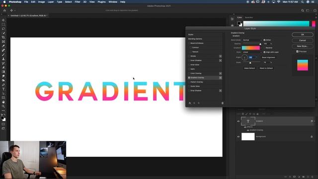 How To Make Gradient Text In Photoshop (The Easy Way) смотреть онлайн