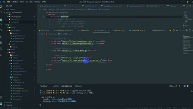 Laravel - Vue3 - Multiauth library management 30 ( setup frontend ) смотреть онлайн